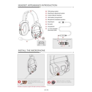 FMA OPS-Core AMP Headset Replica