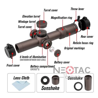 RAZOR HD GEN III 1-10 FFP Scope FDENEOTAC OPTICS-Riflescope