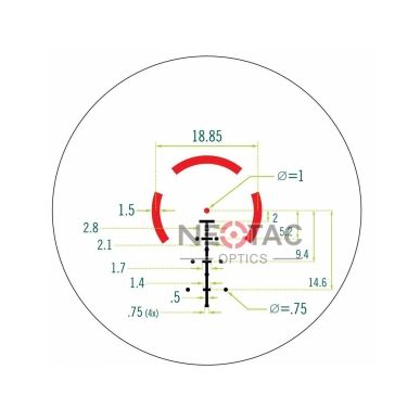 SPITFIRE HD GEN II 3X PRISM SCOPE Replica