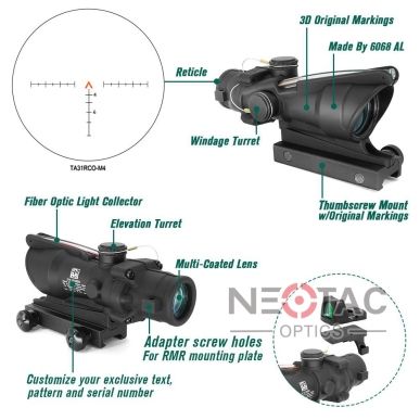 TA31RCO Red Chevron Reticle Riflescope Replica